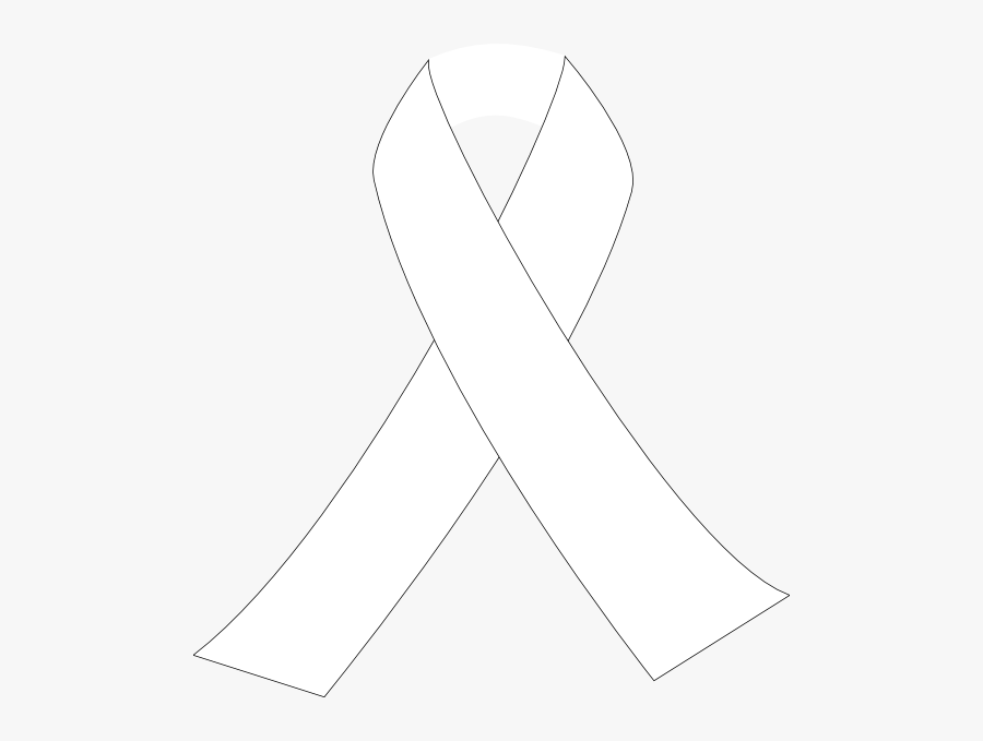 Awareness Ribbon White Png, Transparent Clipart
