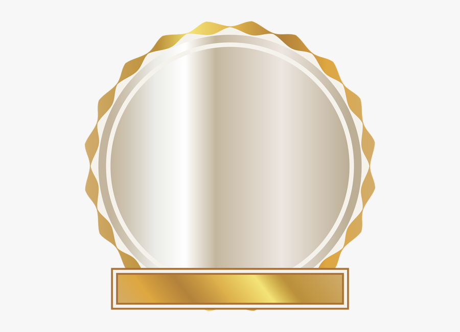 Gold Frame Label Png, Transparent Clipart