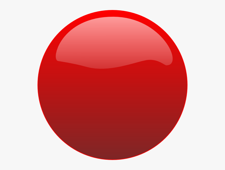 Red Button - Red Blinking Light Animated, Transparent Clipart