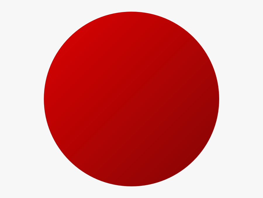 Red Button - Japan Circle Transparent, Transparent Clipart