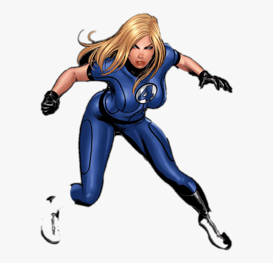 Invisible Woman Transparent Images - Invisible Woman Comic Transparent, Transparent Clipart
