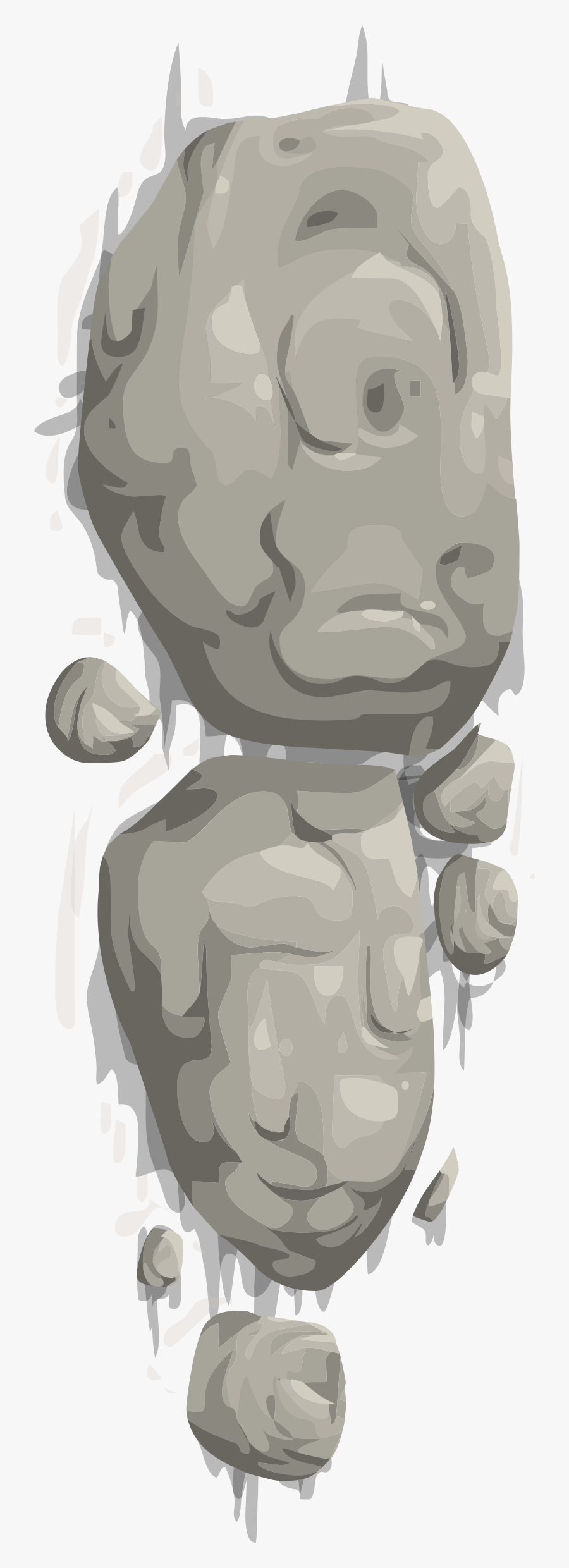 Alpine Landscape Wall Boulders 01a Al1 Clip Arts - Illustration, Transparent Clipart