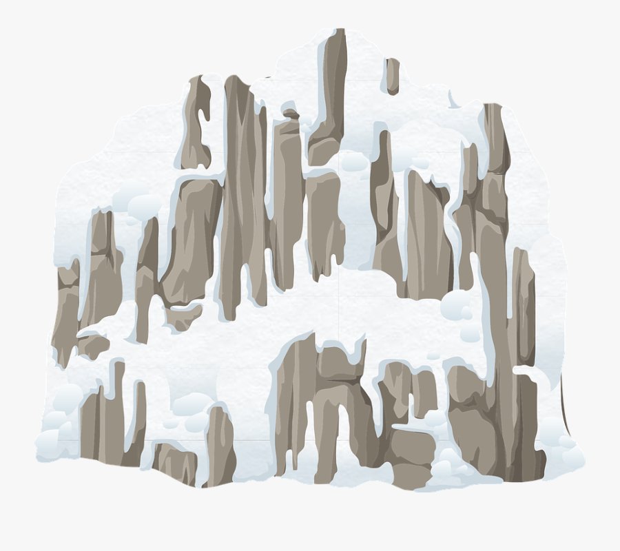 Snowy Mountain Draw Png, Transparent Clipart