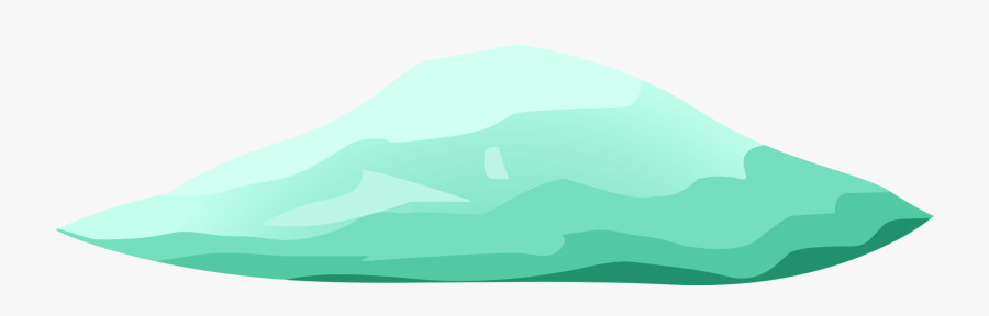 Aqua,turquoise,green - Hill, Transparent Clipart
