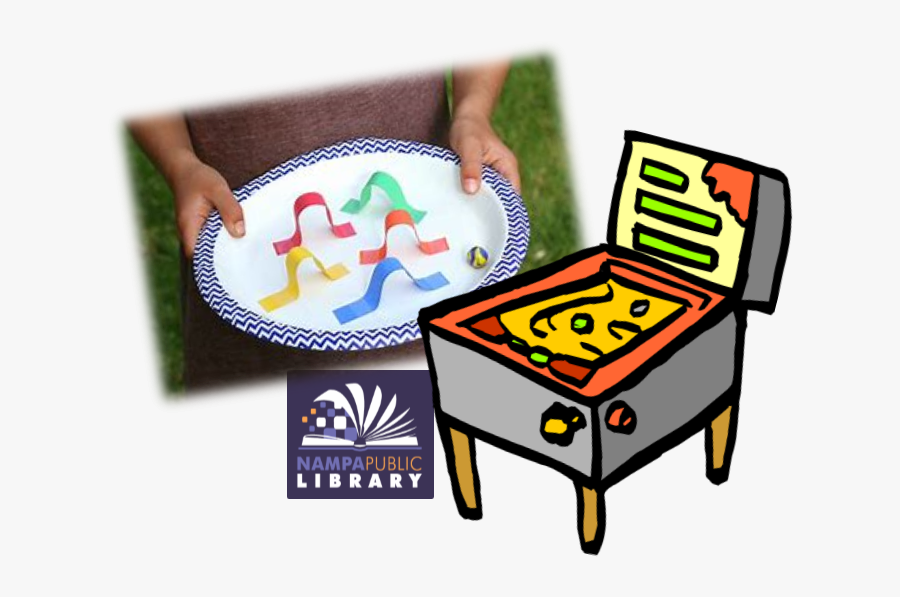 Transparent Paper Plate Png - Pinball Machine Clip Art, Transparent Clipart