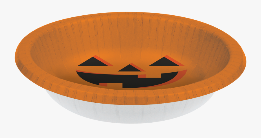 Dish Clipart Paper Plate - Halloween Bowl Transparent, Transparent Clipart