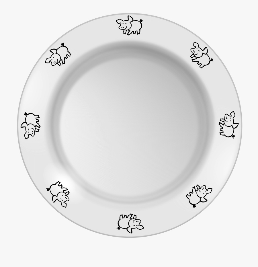 Clipart - Plate, Transparent Clipart