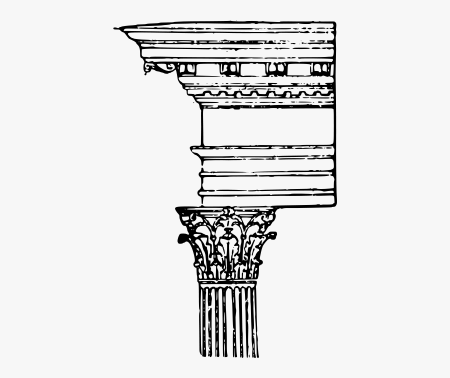 Corinthian Order - Architecture, Transparent Clipart