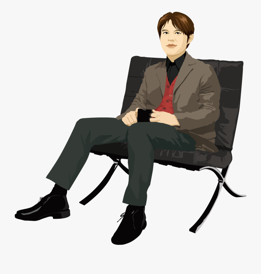 Man Sitting Position Clip Art - Man Sitting Clipart, Transparent Clipart