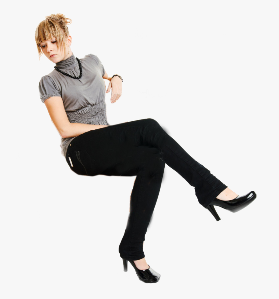 Clip Art Person In Chair - Person Sitting On A Chair, Transparent Clipart