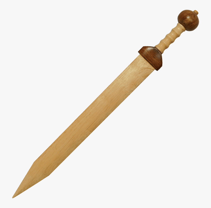 Wooden Gladius, Transparent Clipart