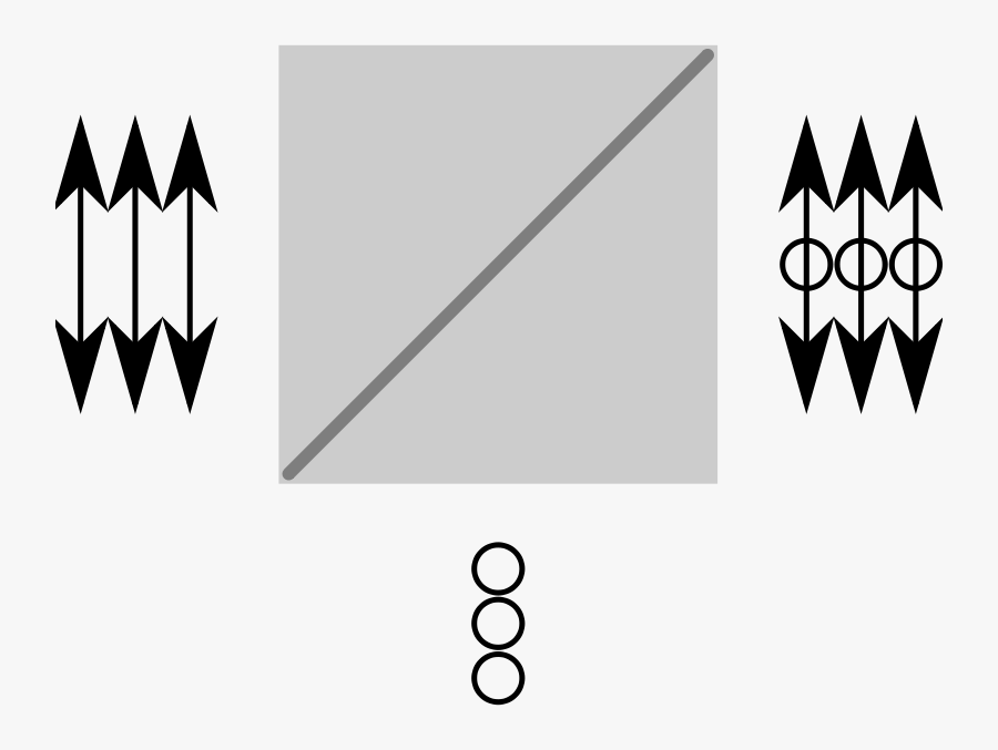 Free Clip Art "polarizing Beam Splitter - Triangle, Transparent Clipart