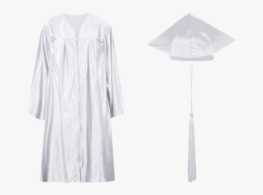 Transparent White Graduation Cap Png - White Toga For Graduation, Transparent Clipart