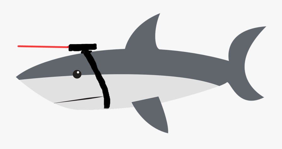Transparent Laser Png - Shark Cartoon Png, Transparent Clipart
