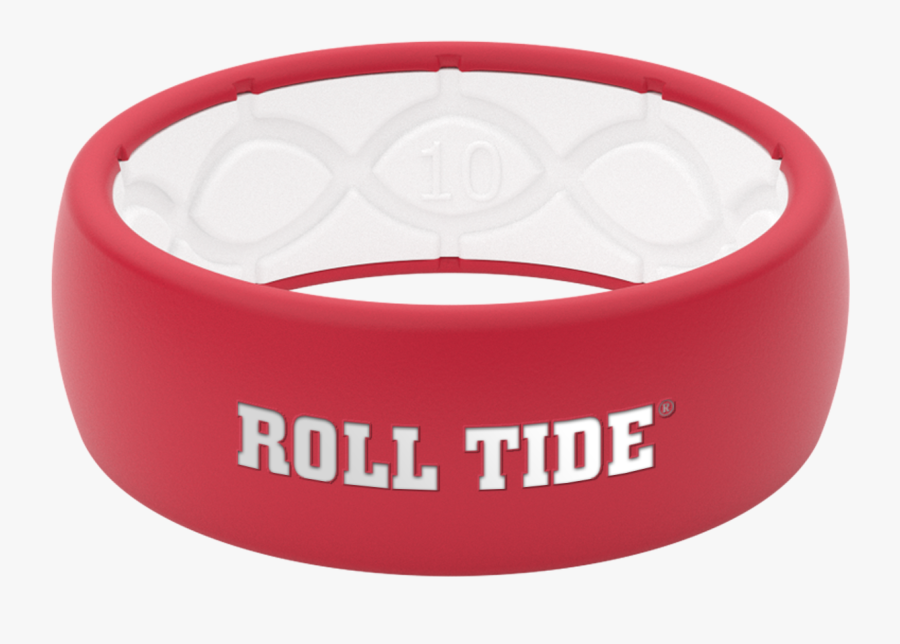 Crimson Alabama Roll Tide Collegiate Silicone Wedding - Bracelet, Transparent Clipart
