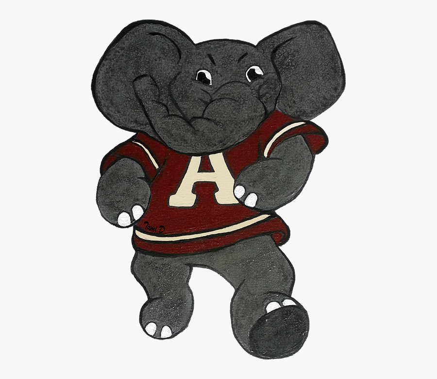 Click And Drag To Re-position The Image, If Desired - Alabama Roll Tide Baby Elephant, Transparent Clipart