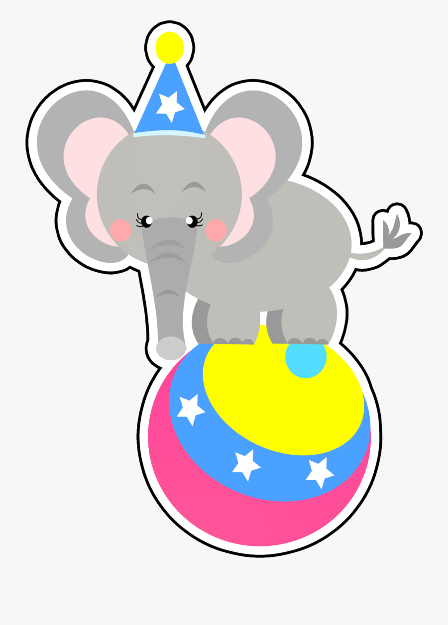 Carnival Clipart Monkey - Molde De Elefante De Circo, Transparent Clipart