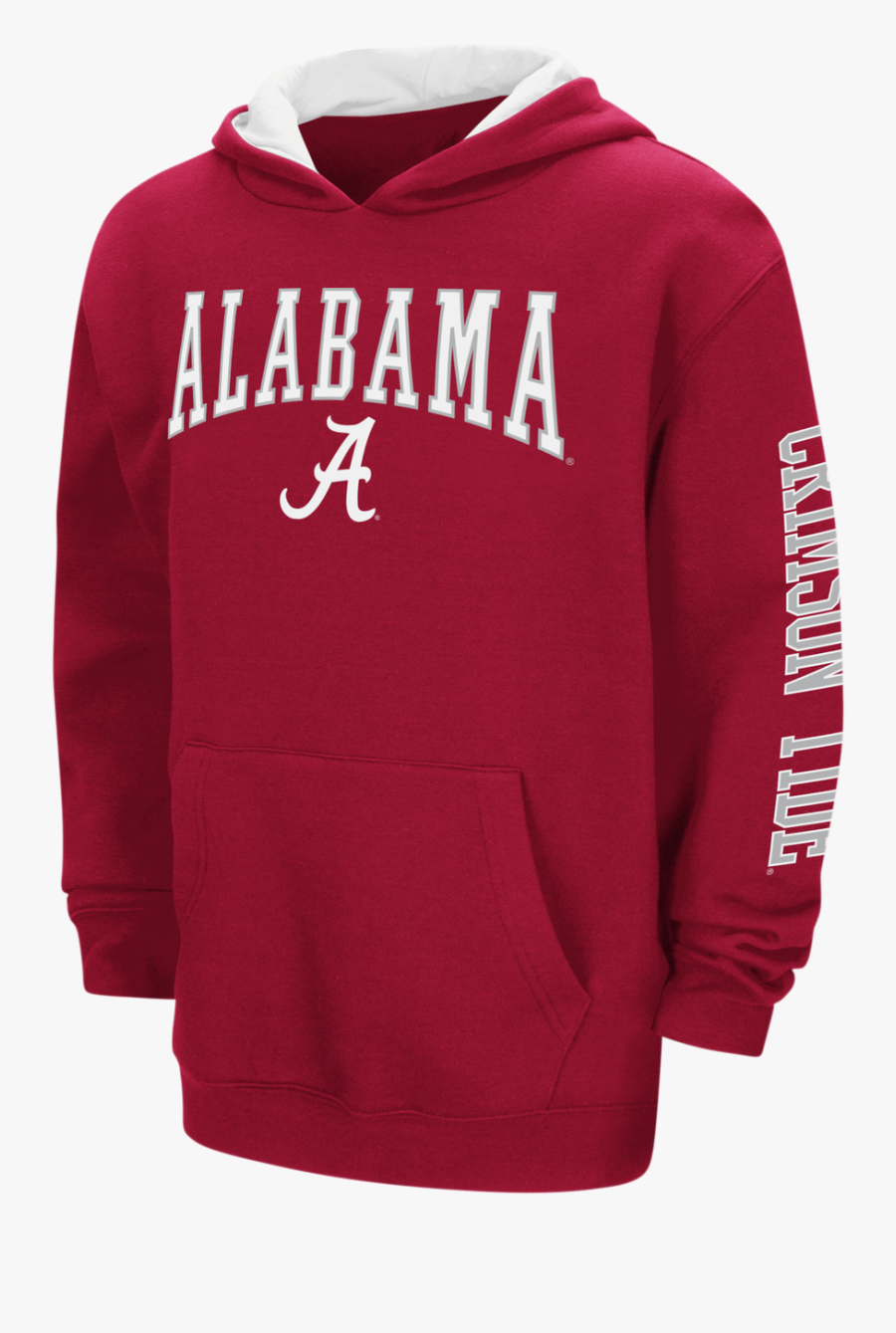 Alabama Crimson Tide Youth Ncaa Zone Pullover Hoody - Hoodie, Transparent Clipart