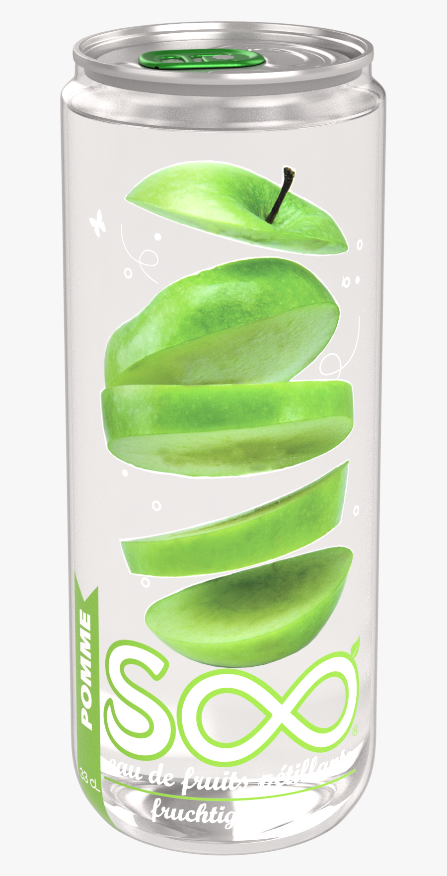 Juice Clipart Soft Drink - Sparkling Water Pet Can, Transparent Clipart