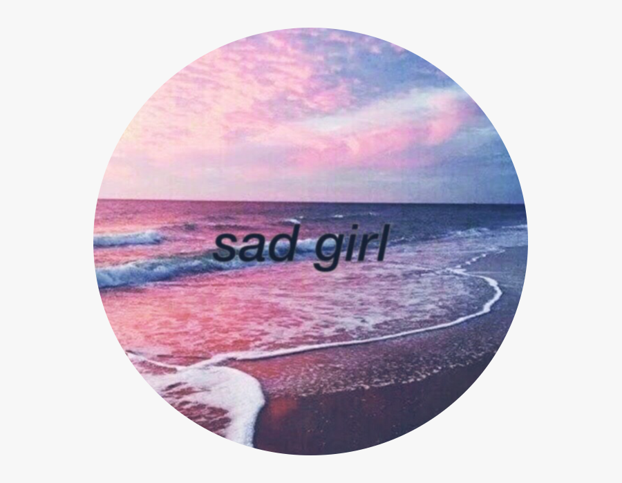 Transparent Beach Waves Png - Sunset Beach Pink Sky, Transparent Clipart