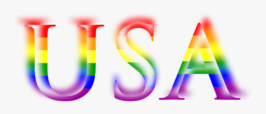 Usa Rainbow Clip Arts - Graphic Design, Transparent Clipart