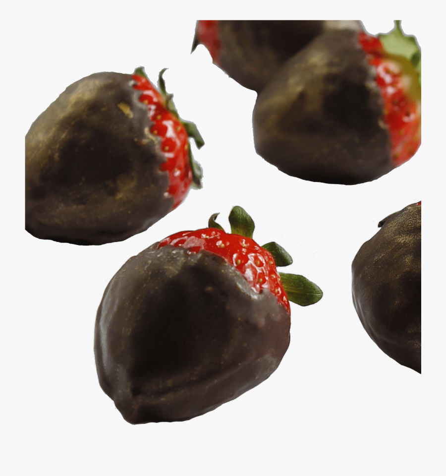Chocolate Dipped Strawberries - Chocolate, Transparent Clipart