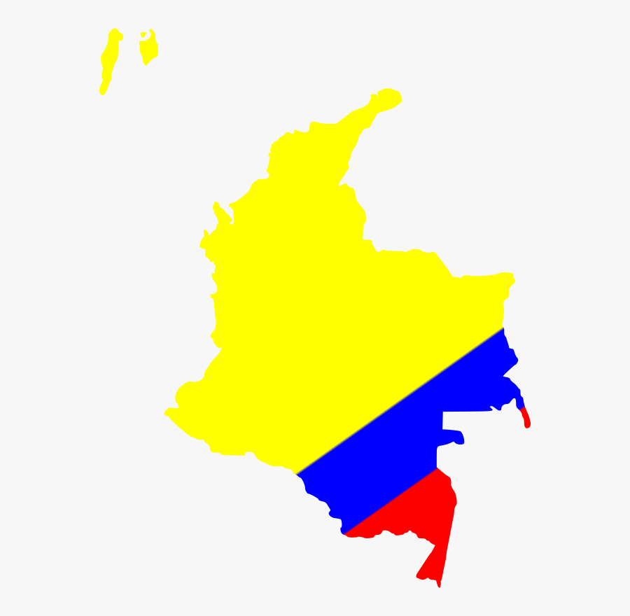 Map Of Colombia - Mapa De Colombia Vector Png, Transparent Clipart