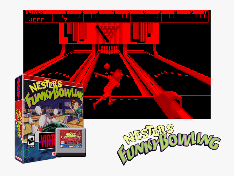 Transparent Virtual Boy Png - Nester's Funky Bowling, Transparent Clipart
