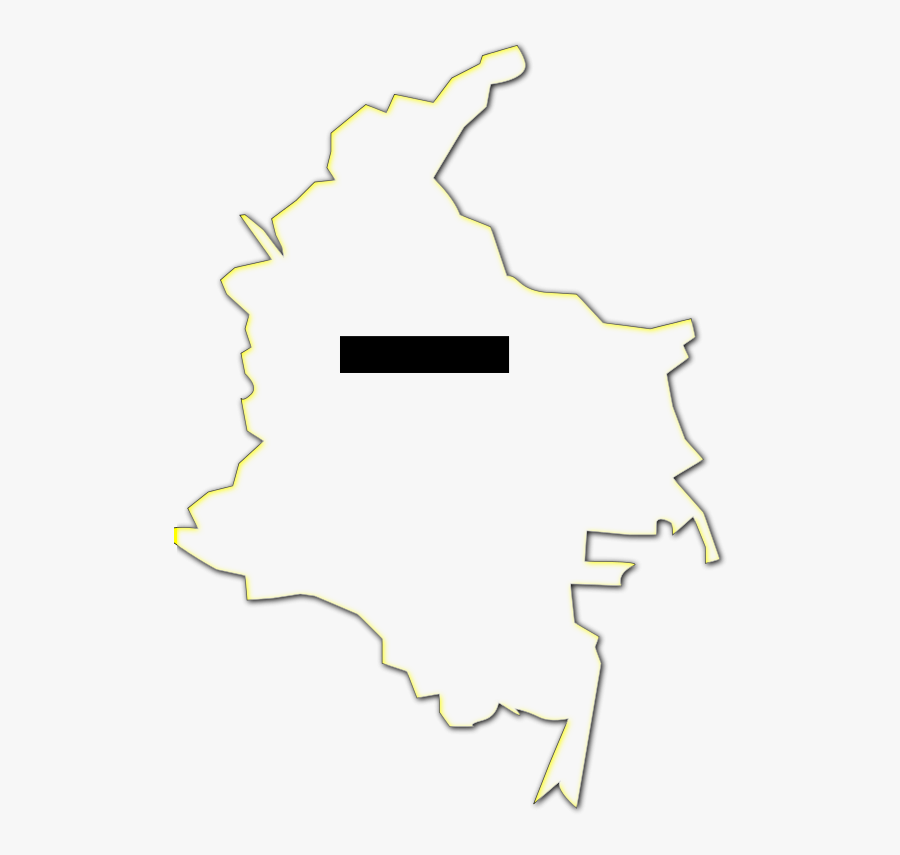 Croquis Colombia - Colombia Map Croquis, Transparent Clipart