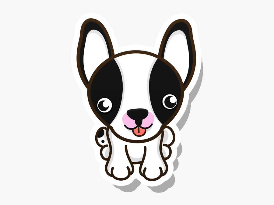 French Bulldog Bull Terrier Puppy Pug - Bulldog Kawaii Png, Transparent Clipart