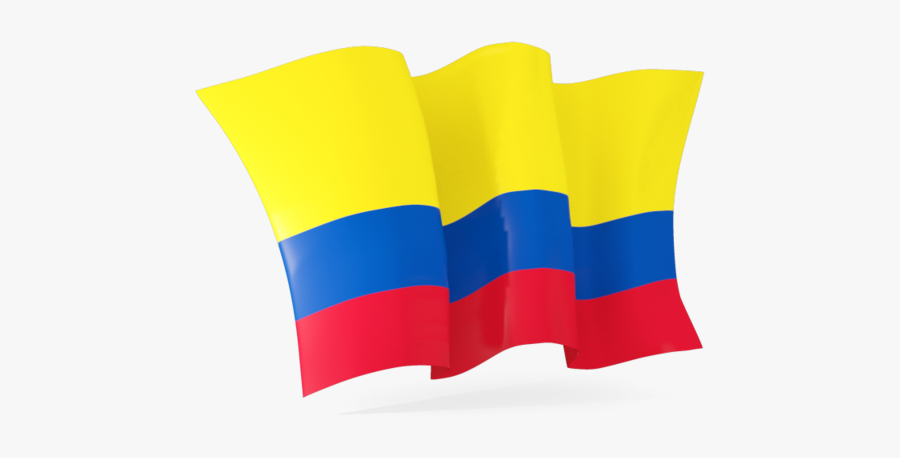 Clip Art Colombian Flag Waving - Sierra Leone Flag Waving, Transparent Clipart