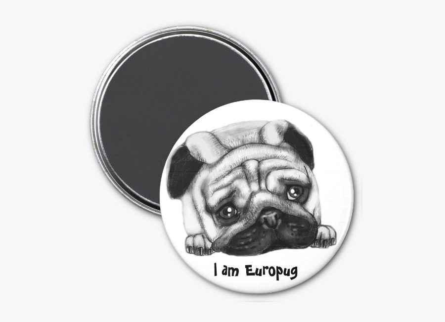 Transparent Pug Face Png, Transparent Clipart