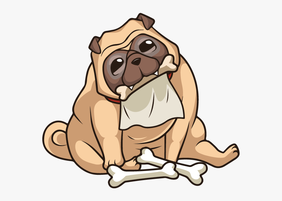 Bb Pl Strong Pug-01 - Pug, Transparent Clipart