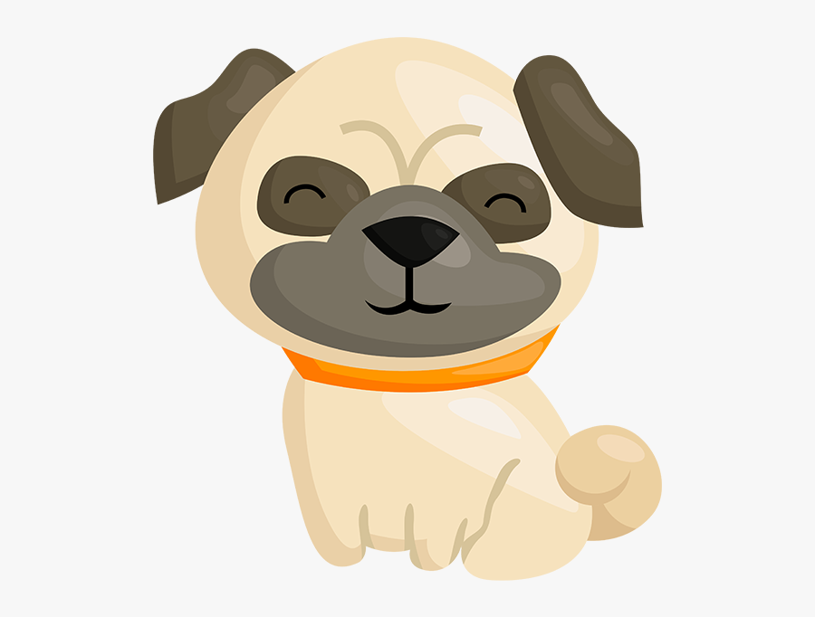 Clipart Puppy Pug - Pug Emoji, Transparent Clipart