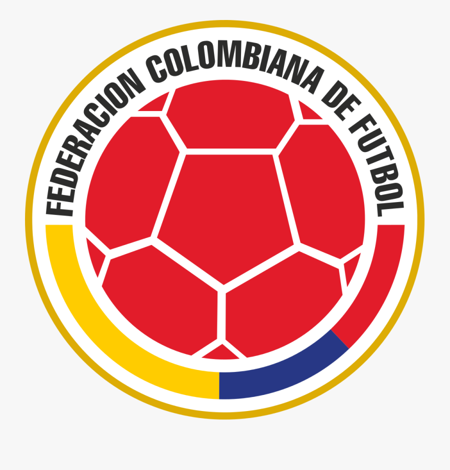 Colombia Football Team Logo Png - Federação Colombiana De Futebol, Transparent Clipart