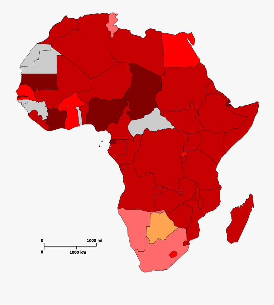 African Union Member States By Corruption Index - Types Of Governments In Africa, Transparent Clipart