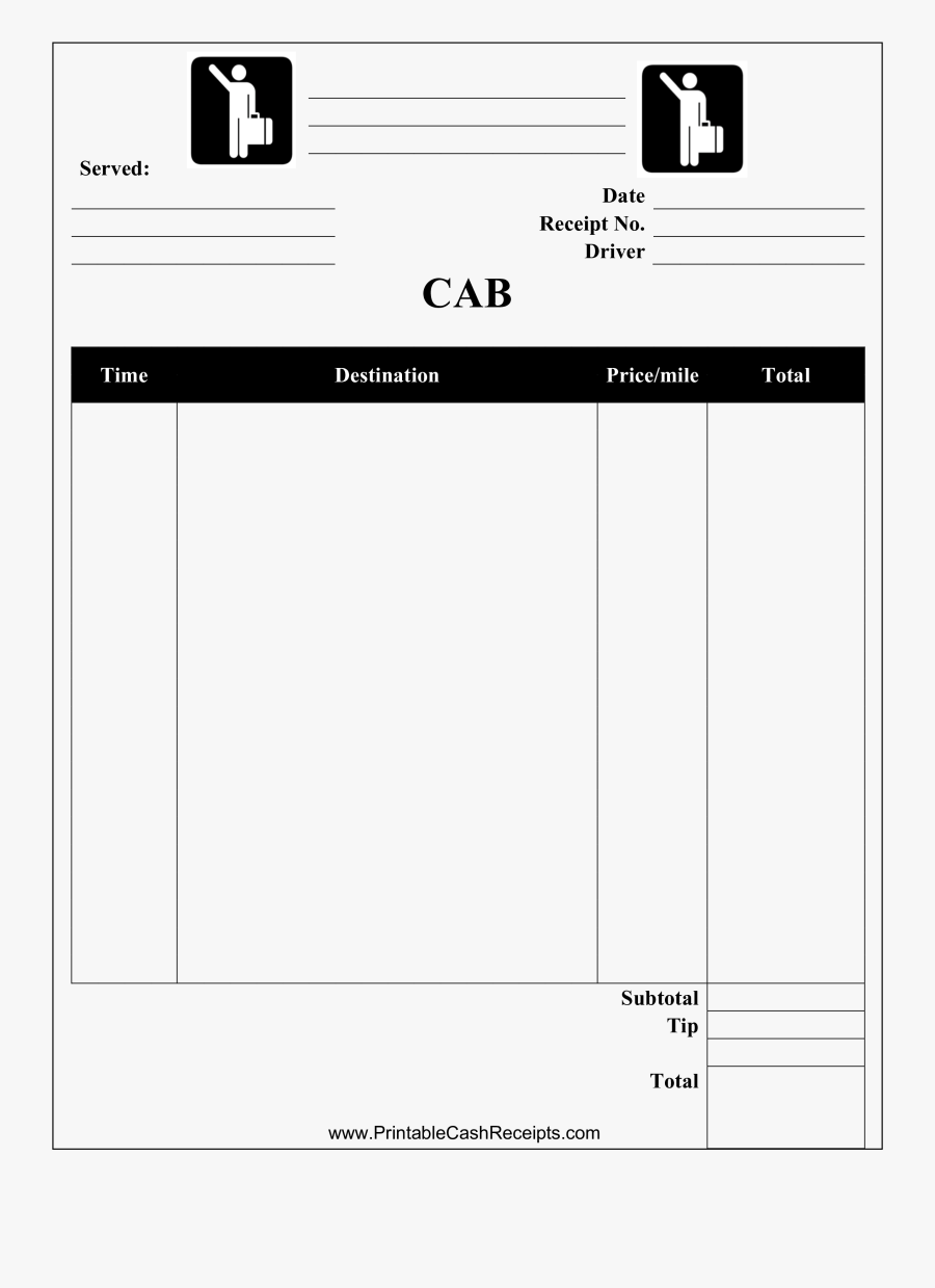 Transparent Cab Png - Goa Taxi Bill Format, Transparent Clipart