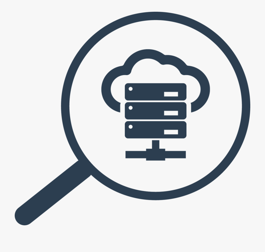 Online Dashboard To Design And Configure Moon Cloud - Webhosting Icon, Transparent Clipart