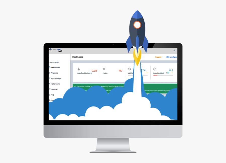 Steigere Traffic Und Ranking - Computer Monitor, Transparent Clipart