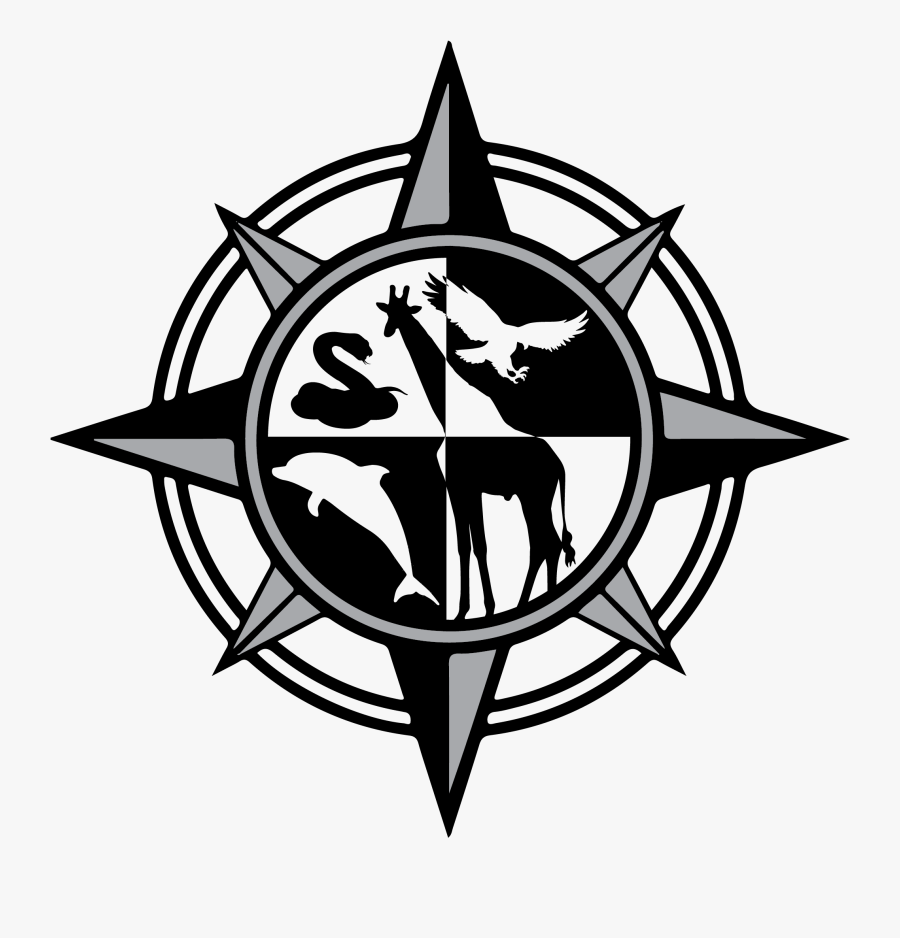 Compass Rose Coast Guard, Transparent Clipart