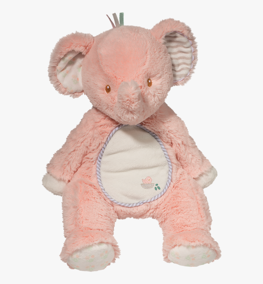 Clip Art Baby Pink Elephant - Stuffed Toy, Transparent Clipart
