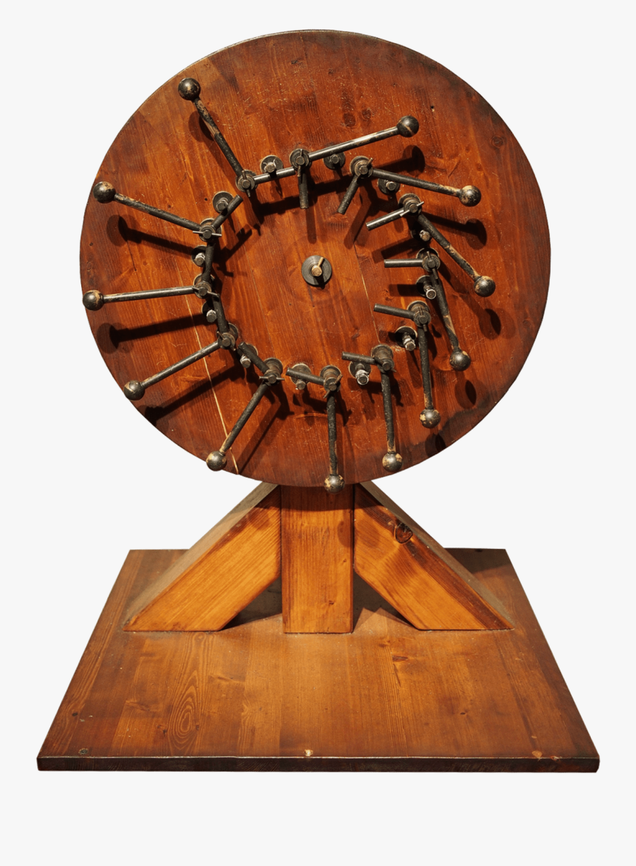 Kinetic Energy Wall Clock - Leonardo Da Vinci Perpetual Motion Machine, Transparent Clipart