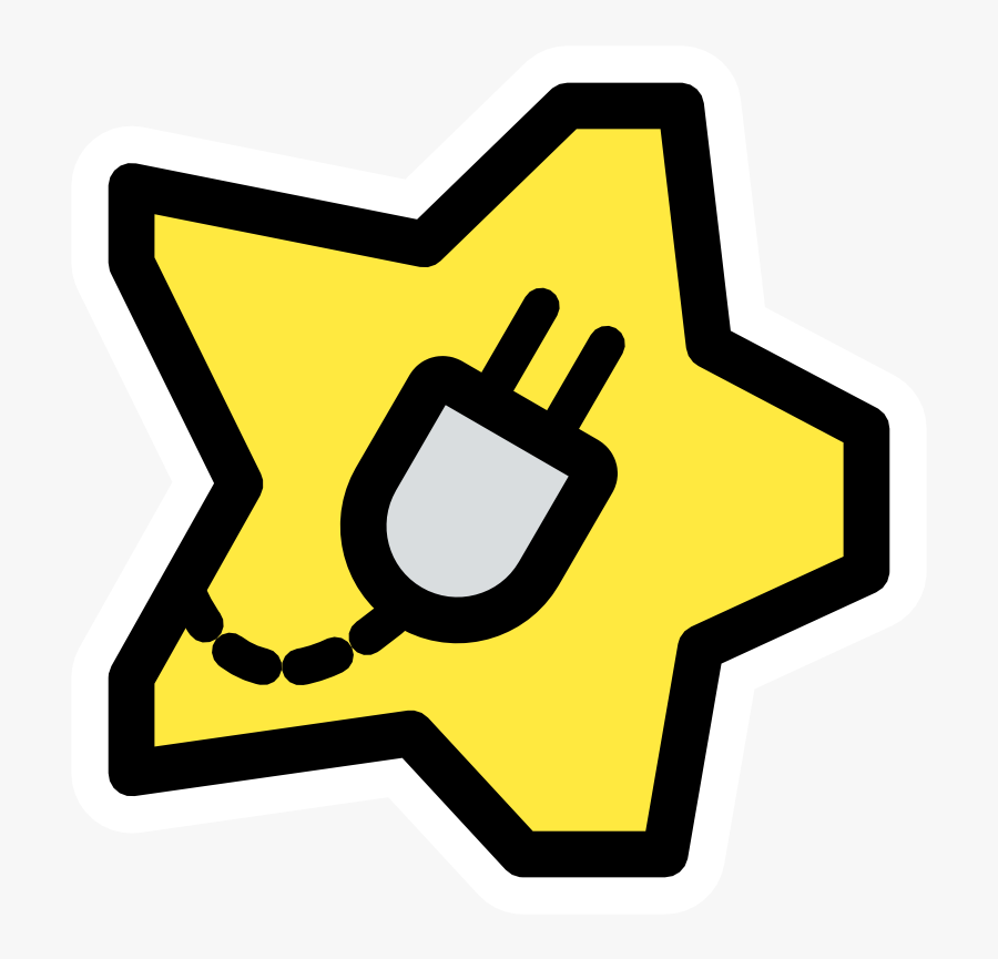 Primary Energy Star - Energy Clipart Black And White Transparent, Transparent Clipart