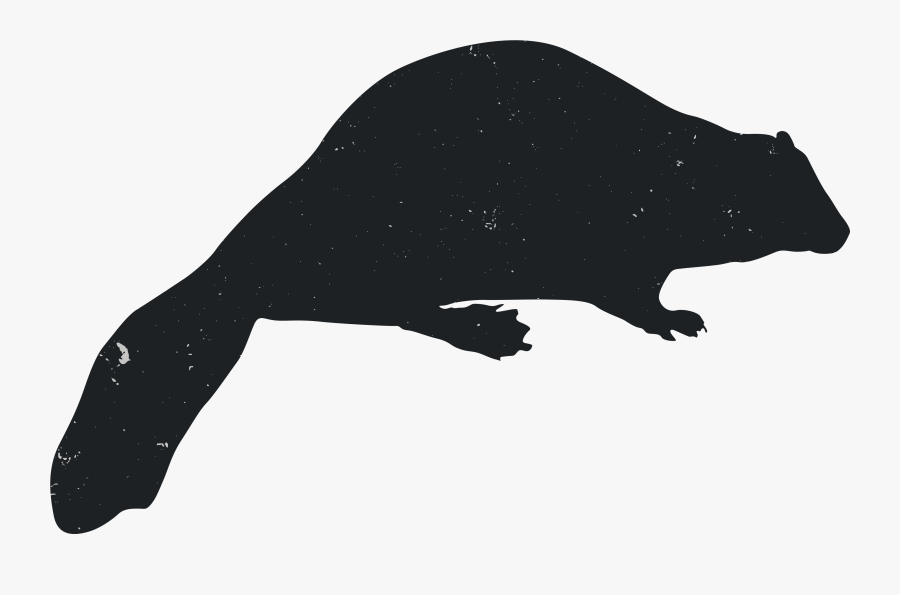 Silhouette Rat Animal Carnivora Black - Rat, Transparent Clipart