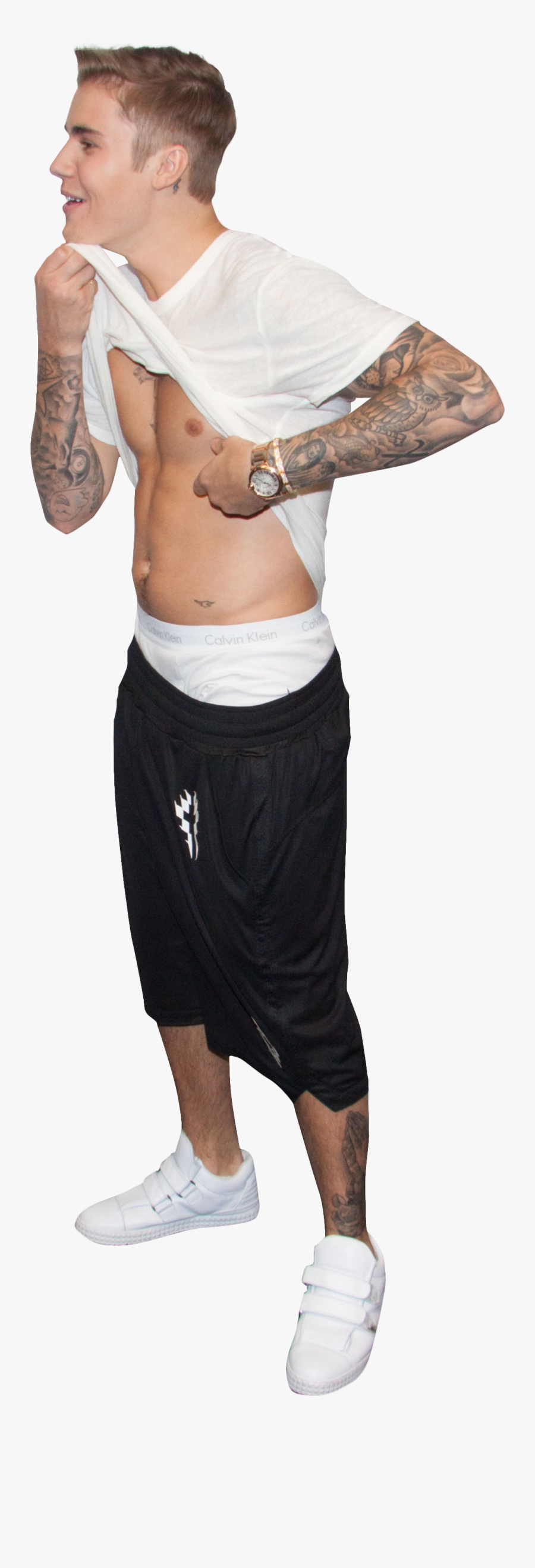Justin Bieber Showing Sixpack - Justin Bieber Sixpack, Transparent Clipart