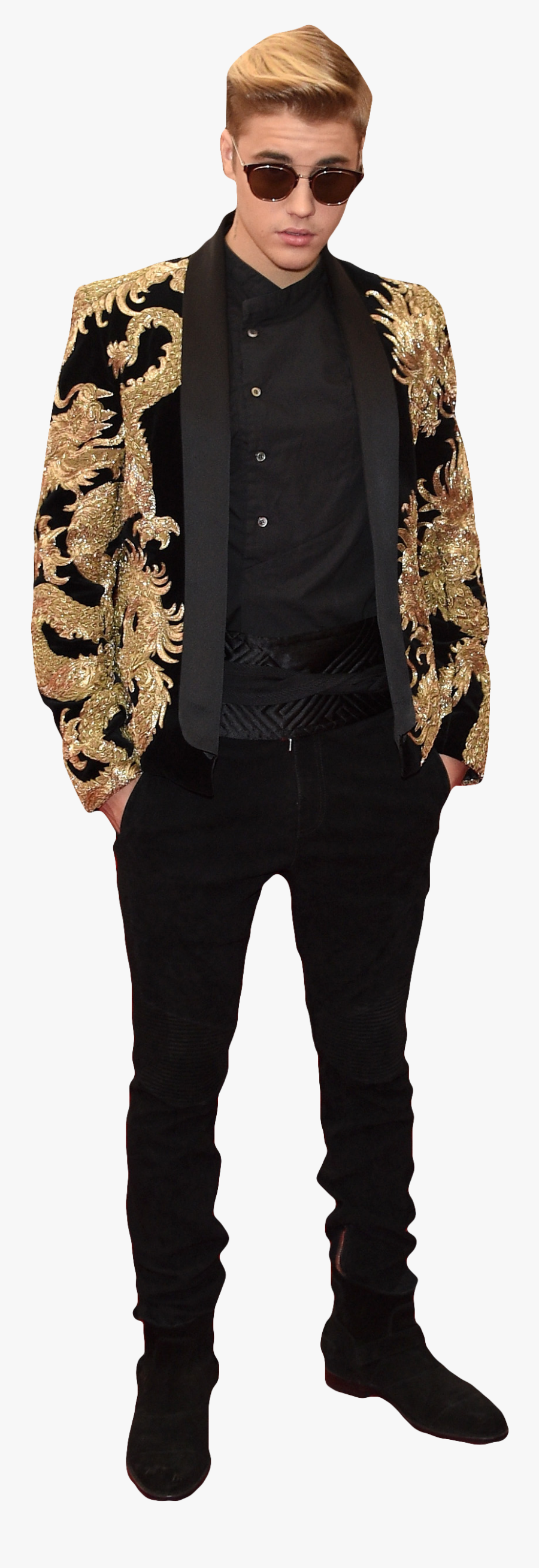 Justin Bieber In Sunglasses Png Image - Justin Bieber On The Red Carpet, Transparent Clipart