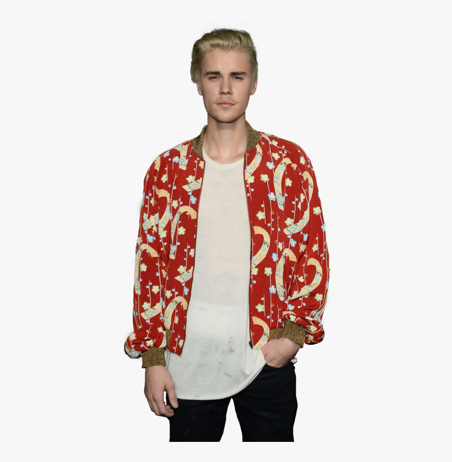 Justin Bieber Png By Amberbey - Justin Bieber Red Jacket, Transparent Clipart