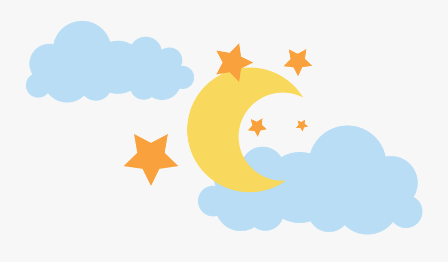 Star At Night Cartoon, Transparent Clipart