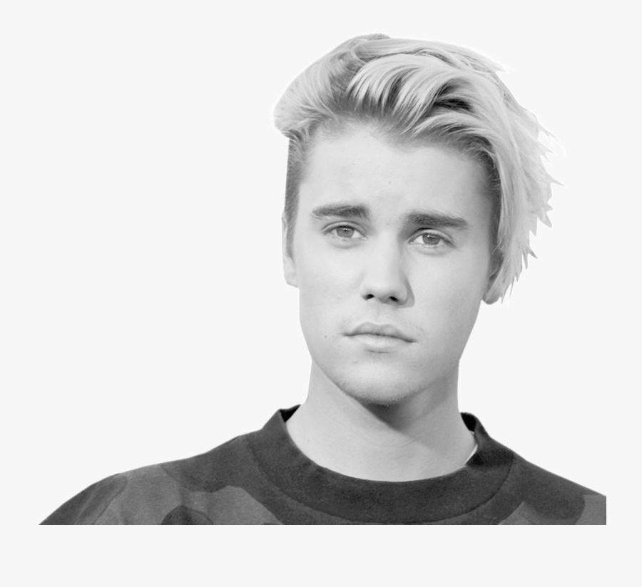 Transparent Justin Bieber Png - Justin Bieber Transparent Black And White, Transparent Clipart