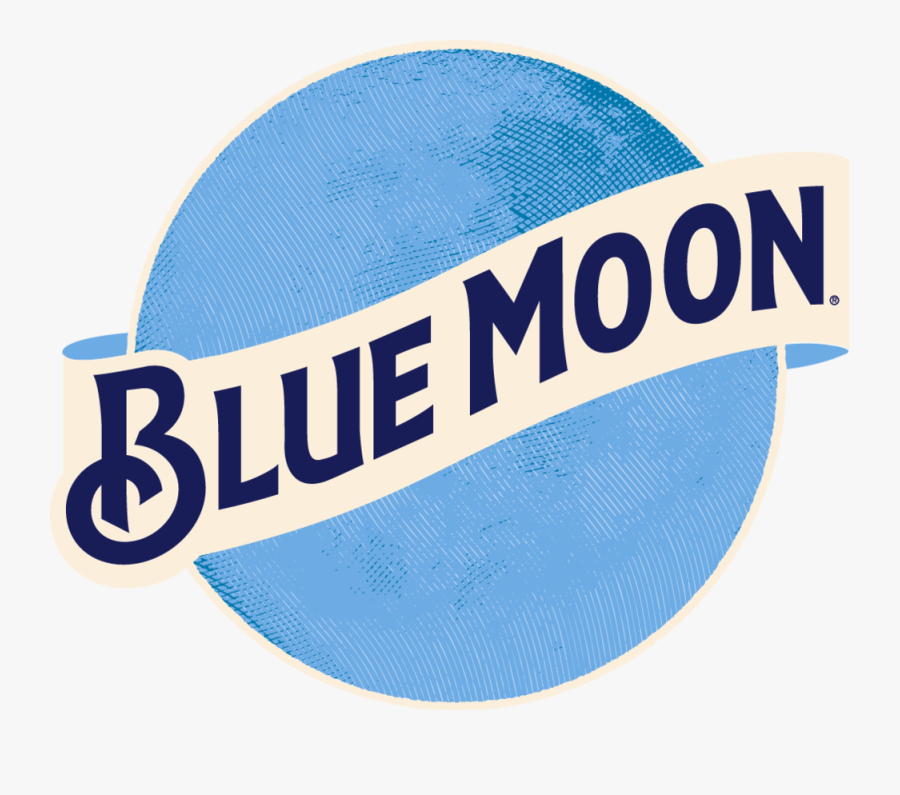 Blue Moon Png - Blue Moon Beer Logo, Transparent Clipart